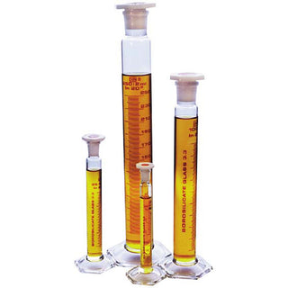 Lincon Measuring Mixing Cylinder with Stopper 250mL Borosilicate Glass