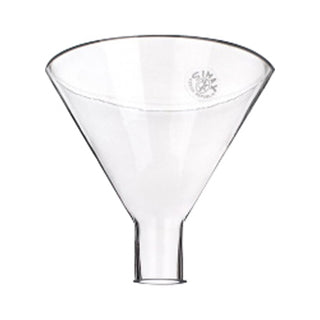 Simax Powder Funnel Short Straight End Borosilicate Glass European