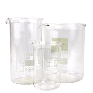 Simax Beaker Borosilicate Glass with Spout Single and Box