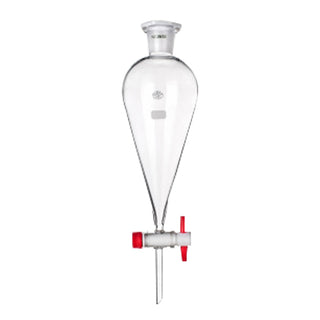 Simax Separating Funnel Conical Acc. To Squibb with Stopper Teflon Stopcock Borosilicate Glass European