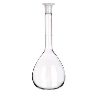 Simax Volumetric Flask with Plastic Stopper Borosilicate Glass Made In Europe