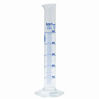 Simax Measuring Cylinder Borosilicate Glass with Spout Graduated