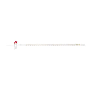 Simax Burette with Straight Bore Stopcock with Key Qualicolor Class AS Borosilicate Glass