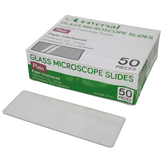 Universal Premium Pathology Grade Microscope Glass Slide Thickness 1.0 - 1.2mm Interleaved