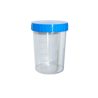 Aptaca Urine Container 150mL With Screw Cap Graduated Up Polystyrene 150mL