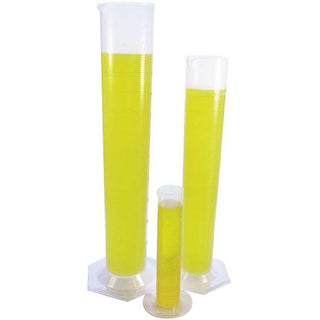 Aptaca Measuring Cylinder Class B Graduated Autoclavable Polypropylene Low and Tall Form
