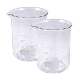Lincon Beaker Borosilicate Glass with Spout Single and Box
