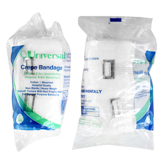 Universal Crepe Bandage Heavyweight 4.5m Stretched Smooth