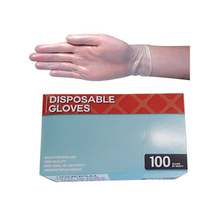 Universal Vinyl Gloves Low Powder Box & Carton Blue