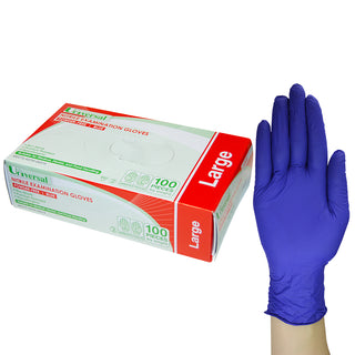 Universal Nitrile Examination Gloves Powder Free ASTM Box and Carton Blue