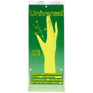 Universal Flocklined Household Rubber Gloves Multi Colours