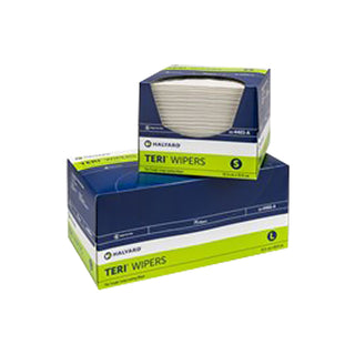 Halyard Teri Wipers Pack and Carton