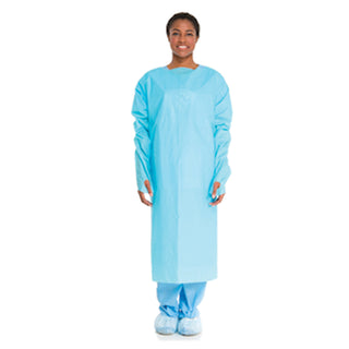 Halyard Thumbs-Up Impervious Film Isolation Gowns Open Back