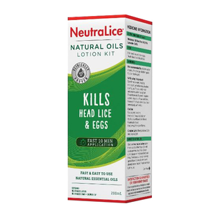 Neutralice Advance Lotion Kit 200mL Combination of Tea Tree Oil and Lavender Oil