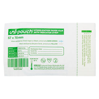 Uni-Pouch Sterilisation Pouch with Colour Change Indicator
