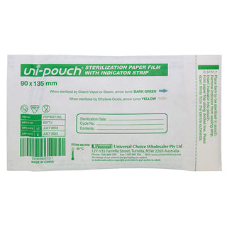 Uni-Pouch Sterilisation Pouch with Colour Change Indicator