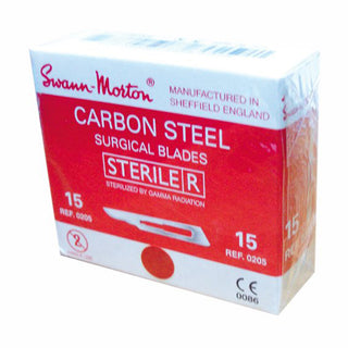 Swann Morton Surgical Scalpel Blade Sterile Carbon Steel